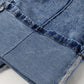 High - Waisted Wide - Leg Cuffed Jeans - MegaSuperStar