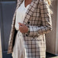 Houndstooth Double - Breasted Blazer - MegaSuperStar