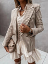 Houndstooth Double-Breasted Blazer thumbnail