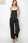 🌸 HYFVE Half Button Sleeveless Jumpsuit for Effortless Chic Style 🌸 thumbnail