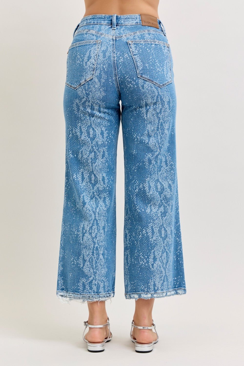 Judy Blue High Rise Jeans - Stylish and Comfortable Ankle Wide Leg Fit - MegaSuperStar