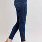 Judy Blue Plus Size Embroidered Skinny Jeans for a Stylish Fit - MegaSuperStar