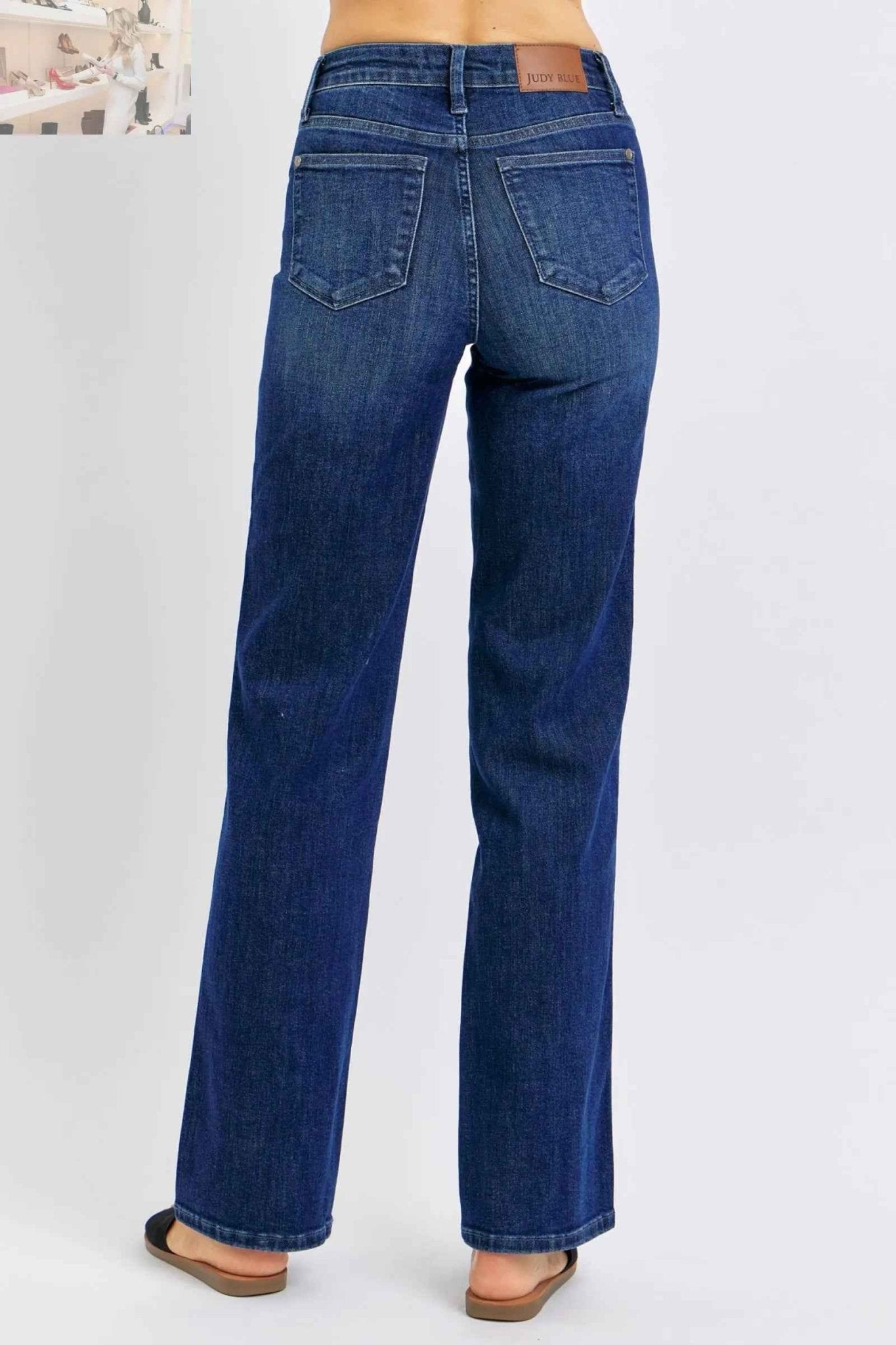 Judy Blue Plus Size Tummy Control Jeans for Ultimate Comfort and Style - MegaSuperStar
