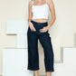 Judy Blue Wide Leg Jeans with Side Seam Braid Detail – Full Size Crop Style - MegaSuperStar