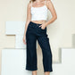 Judy Blue Wide Leg Jeans with Side Seam Braid Detail – Full Size Crop Style - MegaSuperStar