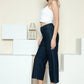 Judy Blue Wide Leg Jeans with Side Seam Braid Detail – Full Size Crop Style - MegaSuperStar