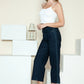 Judy Blue Wide Leg Jeans with Side Seam Braid Detail – Full Size Crop Style - MegaSuperStar