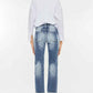 Kancan High Rise Straight Jeans - Cuffed Style for a Trendy Look - MegaSuperStar
