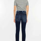 Kancan High Waist Jeans - Full Size Cat's Whiskers Raw Hem Style - MegaSuperStar