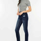 Kancan High Waist Jeans - Full Size Cat's Whiskers Raw Hem Style - MegaSuperStar