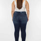 Kancan High Waist Jeans - Full Size Cat's Whiskers Raw Hem Style - MegaSuperStar