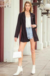 ✨ Kori America Long Sleeve Blazer - Open Front Style for Effortless Elegance ✨ thumbnail