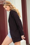 ✨ Kori America Long Sleeve Blazer - Open Front Style for Effortless Elegance ✨ thumbnail