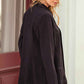 Kori America Long Sleeve Blazer - Open Front Style for Effortless Elegance - MegaSuperStar