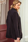 ✨ Kori America Long Sleeve Blazer - Open Front Style for Effortless Elegance ✨ thumbnail