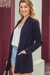 ✨ Kori America Long Sleeve Blazer - Open Front Style for Effortless Elegance ✨ thumbnail