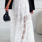 ✨ Lace Elastic Waist Maxi Skirt 💕 - MegaSuperStar