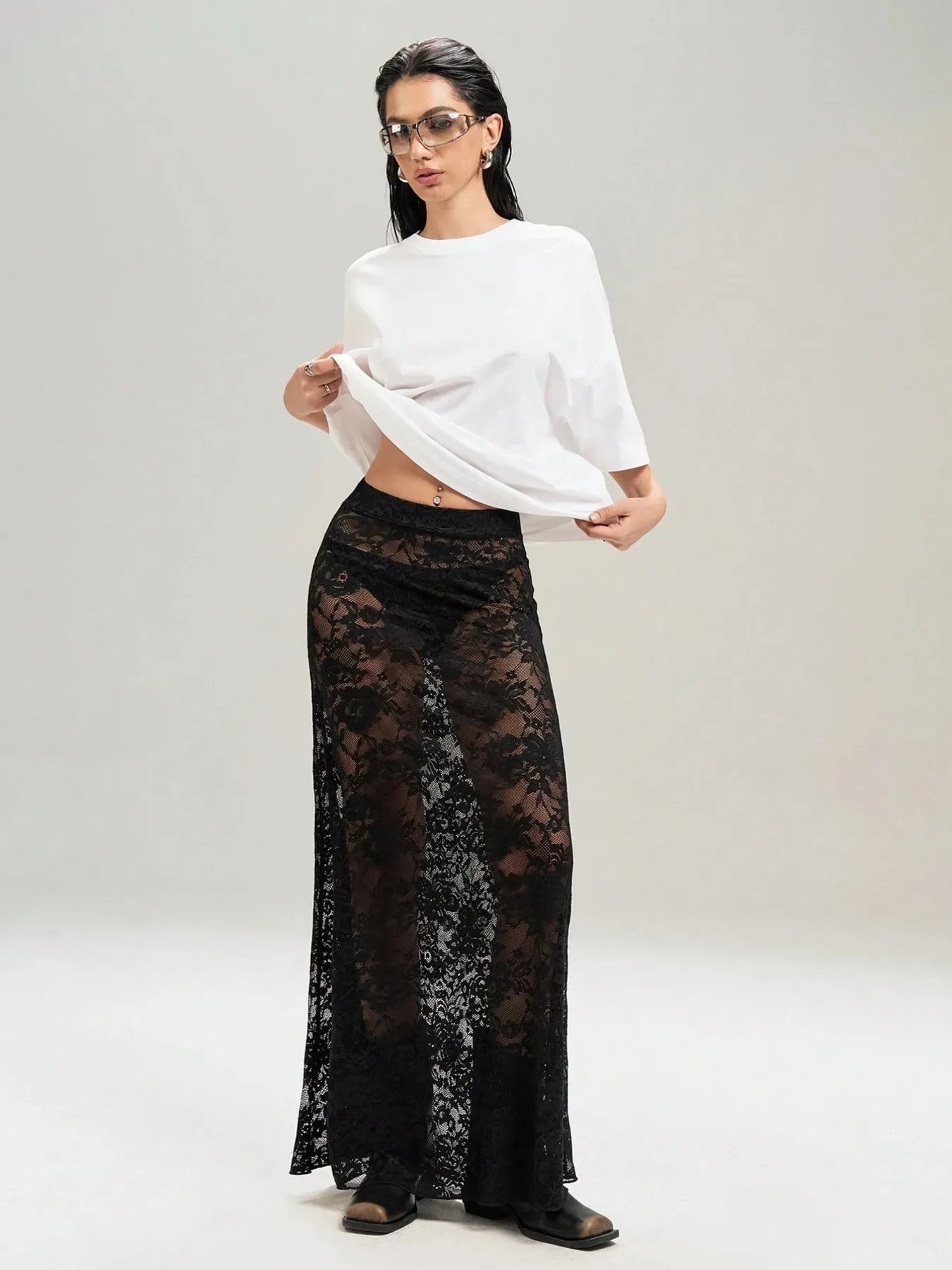 ✨ Lace Maxi Skirt 🌸 - MegaSuperStar