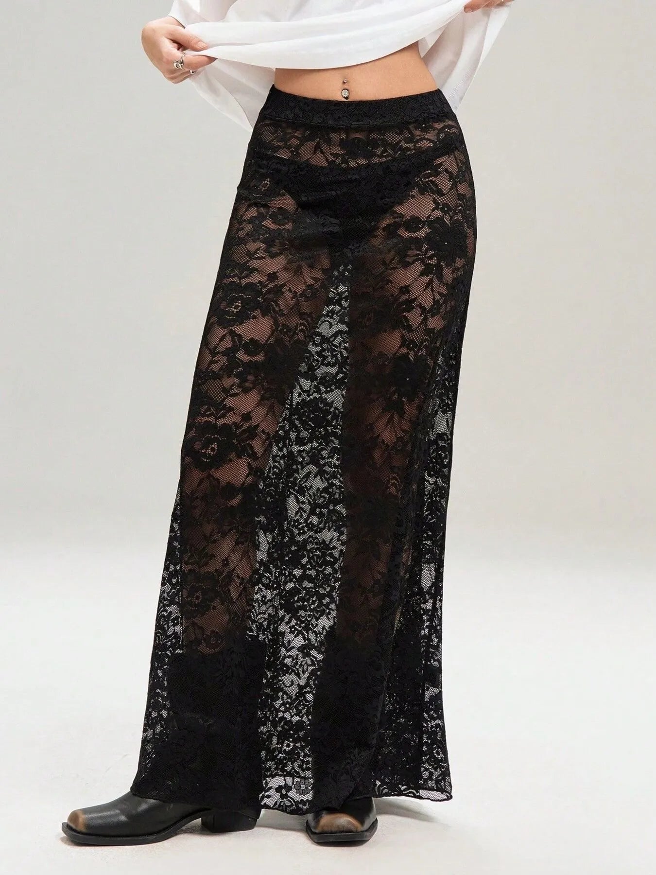 ✨ Lace Maxi Skirt 🌸 - MegaSuperStar