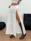 ✨ Lace Slit Maxi Skirt 💃 thumbnail