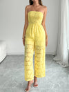 🌸 Lace Smocked Tube Jumpsuit 🌸 thumbnail