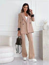 Lapel Collar Long Sleeve Blazer thumbnail