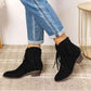 Legend Women's Cowboy Ankle Boots with Fringe - Western Style - MegaSuperStar