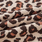 Leopard Print High Neck Shift Mini Sweater Dress - MegaSuperStar