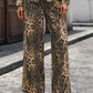 Leopard Wide - Leg Jeans - MegaSuperStar