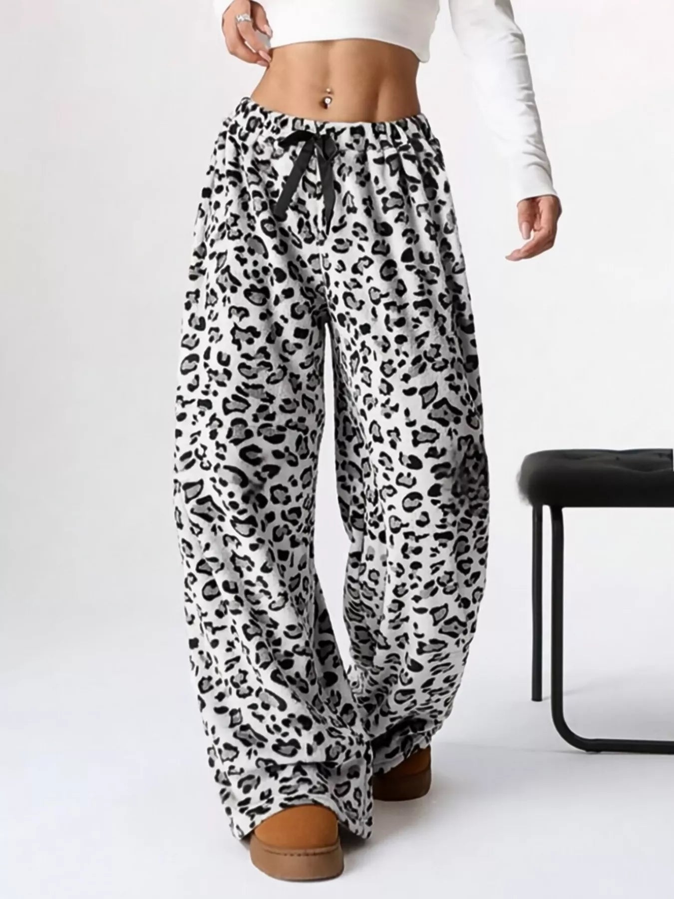 💕 Leopard Wide Leg Pants - Bold & Chic 💕 - MegaSuperStar