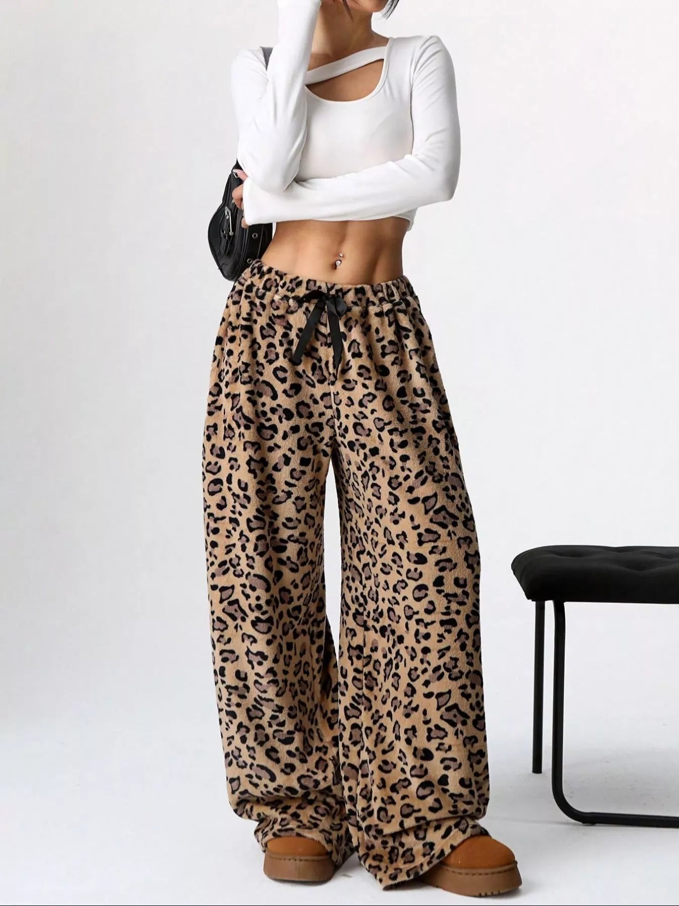💕 Leopard Wide Leg Pants - Bold & Chic 💕 - MegaSuperStar