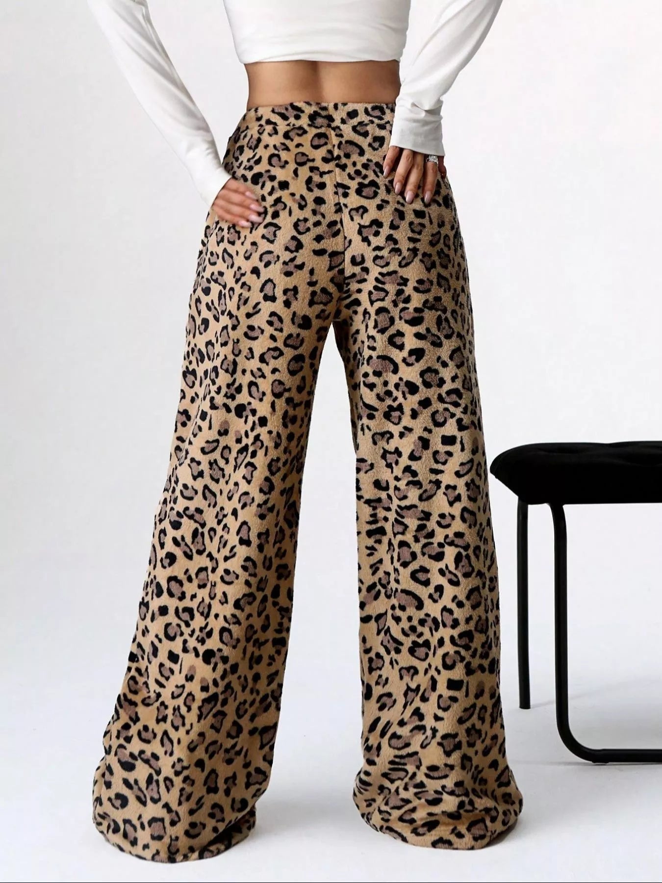 💕 Leopard Wide Leg Pants - Bold & Chic 💕 - MegaSuperStar