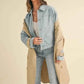 MABLE Layered Trench Coat with Denim Jacket for Stylish Versatility - MegaSuperStar