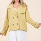 Mittoshop Double Breasted Trench Coat Jacket for Effortless Style - MegaSuperStar