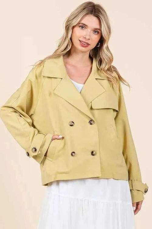 Customer styling ✨ Mittoshop Double Breasted Trench Coat Jacket for Effortless Style ✨
