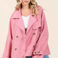 Mittoshop Double Breasted Trench Coat Jacket with Long Sleeves - MegaSuperStar