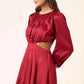 Mittoshop Satin Side Cutout Mini Dress for Effortless Chic Style - MegaSuperStar