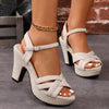 ✨ Open Toe Block Heels Sandals ✨ thumbnail