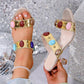 Open Toe Block Heels Sandals - MegaSuperStar