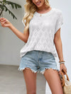 🌸 Openwork Short Sleeve Knit Top 🌸 thumbnail