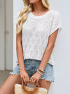 🌸 Openwork Short Sleeve Knit Top 🌸 thumbnail