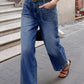 Patch Pocket Shift Jeans - MegaSuperStar