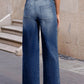 Patch Pocket Shift Jeans - MegaSuperStar