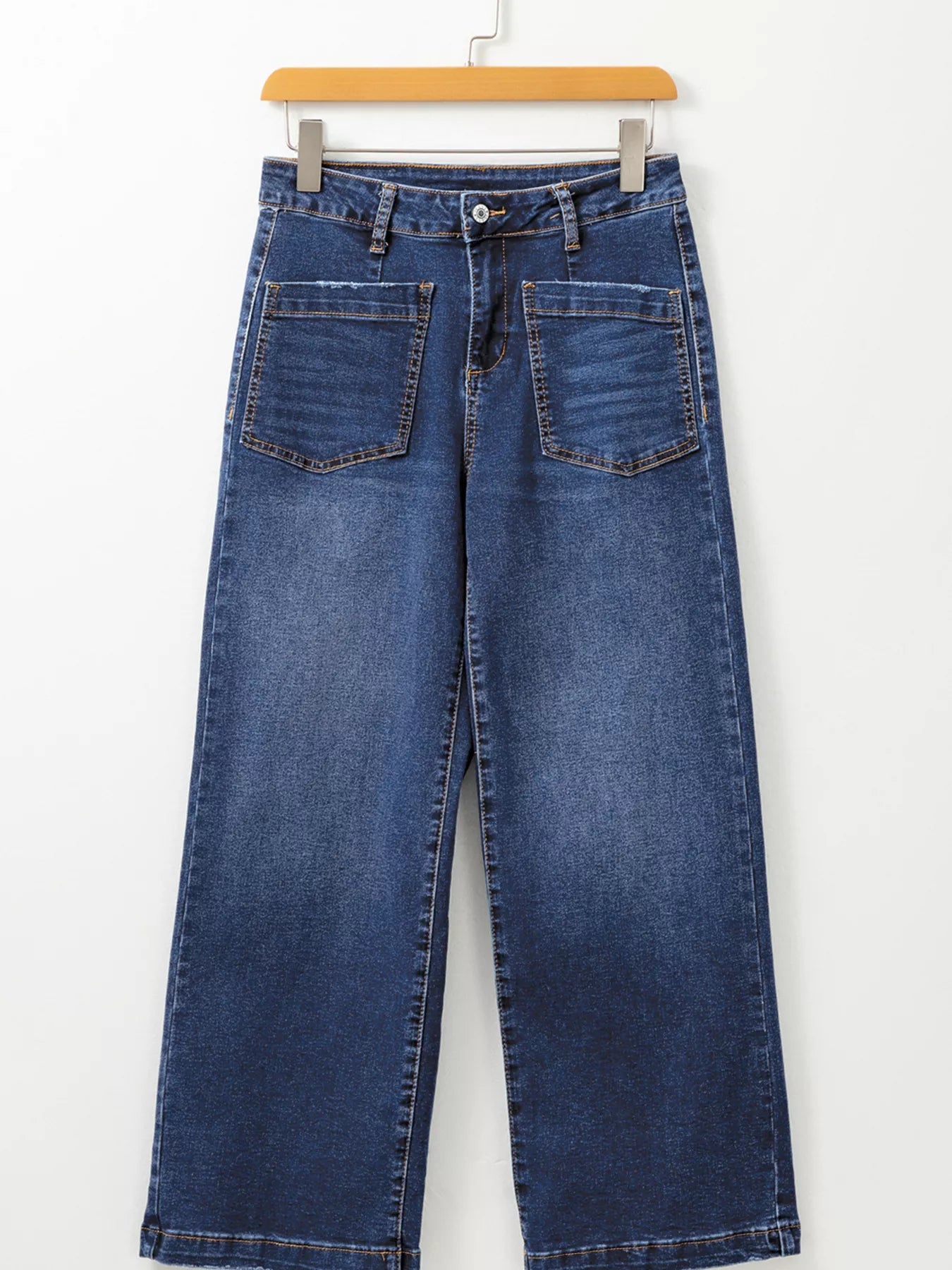 Patch Pocket Shift Jeans - MegaSuperStar