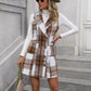 🌸 Plaid Blazer Dress - Statement Style 🌸 - MegaSuperStar