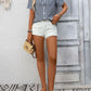 Plaid Button - Up Short Sleeve Shirt - MegaSuperStar