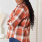 Plaid Collared Long Sleeve Shirt for a Stylish Look - MegaSuperStar