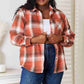Plaid Collared Long Sleeve Shirt for a Stylish Look - MegaSuperStar