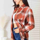 Plaid Collared Long Sleeve Shirt for a Stylish Look - MegaSuperStar