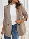 💕 Plaid Lapel Collar Blazer - Timeless Elegance 💕 thumbnail